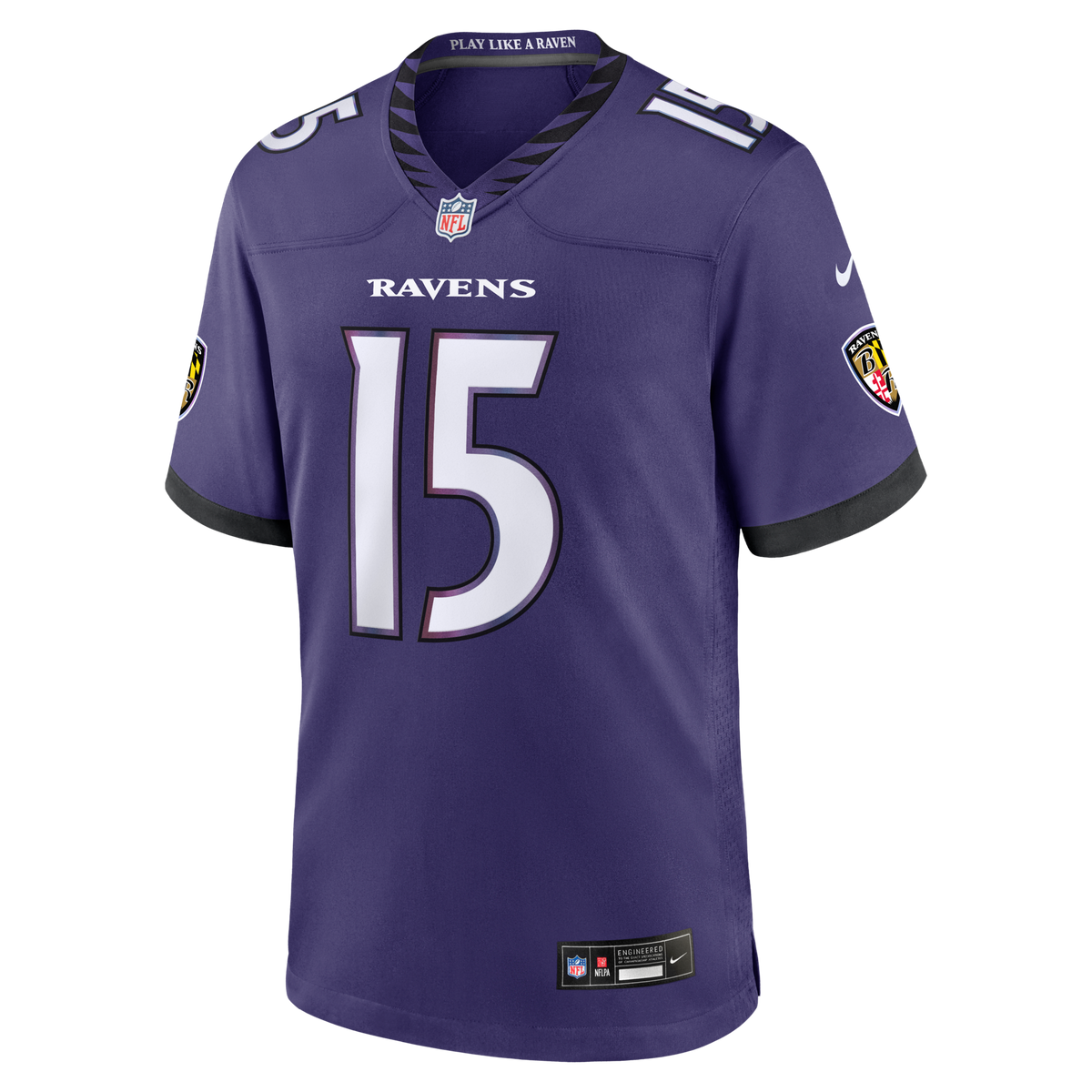 Baltimore Ravens Mike Green Nike Purple Team Game Jersey