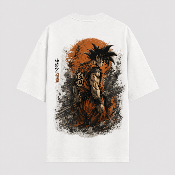 Son Goku - Ink, Sunfall and the Quiet Turn - mockup