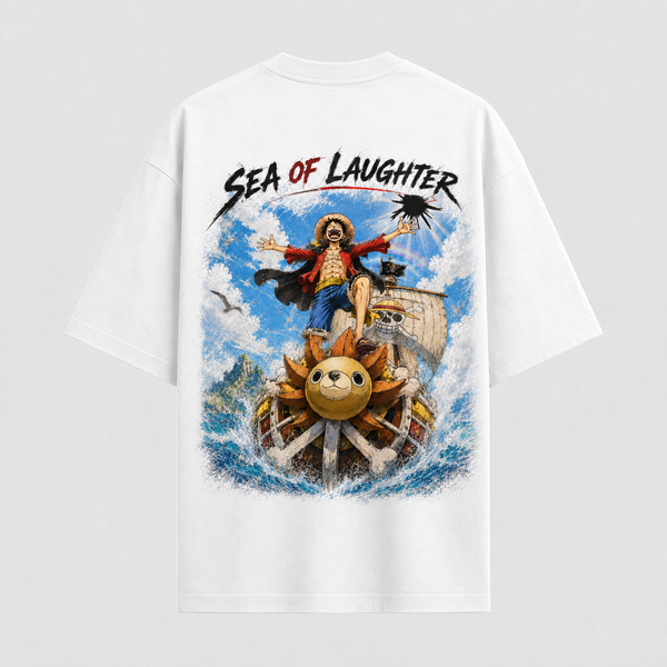 Sea Of Laughter - Luffy, Open Arms And Open Horizon - mockup