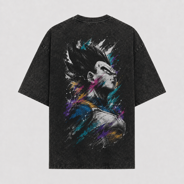 Vegeta - Ink, Splatter and the Weight of a Raised Chin - mockup