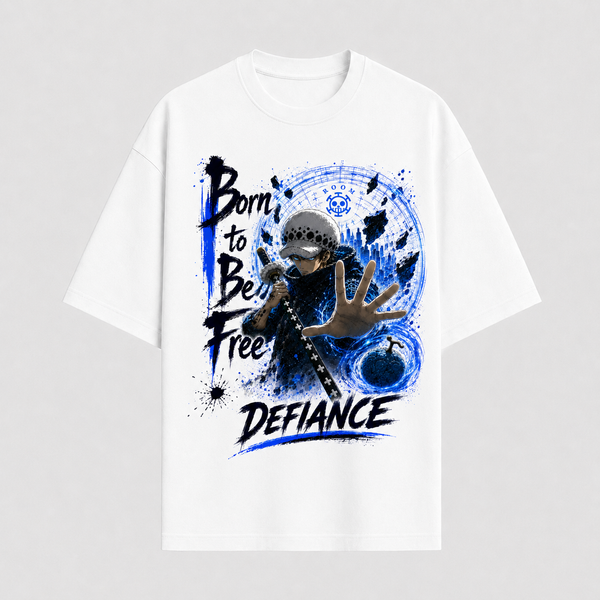 Born to Be Free - Trafalgar Law and the Blue Room of Defiance - mockup