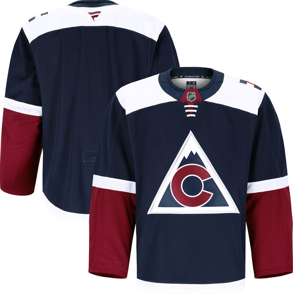 Colorado Avalanche Fanatics Navy Alternate Authentic Pro Jersey