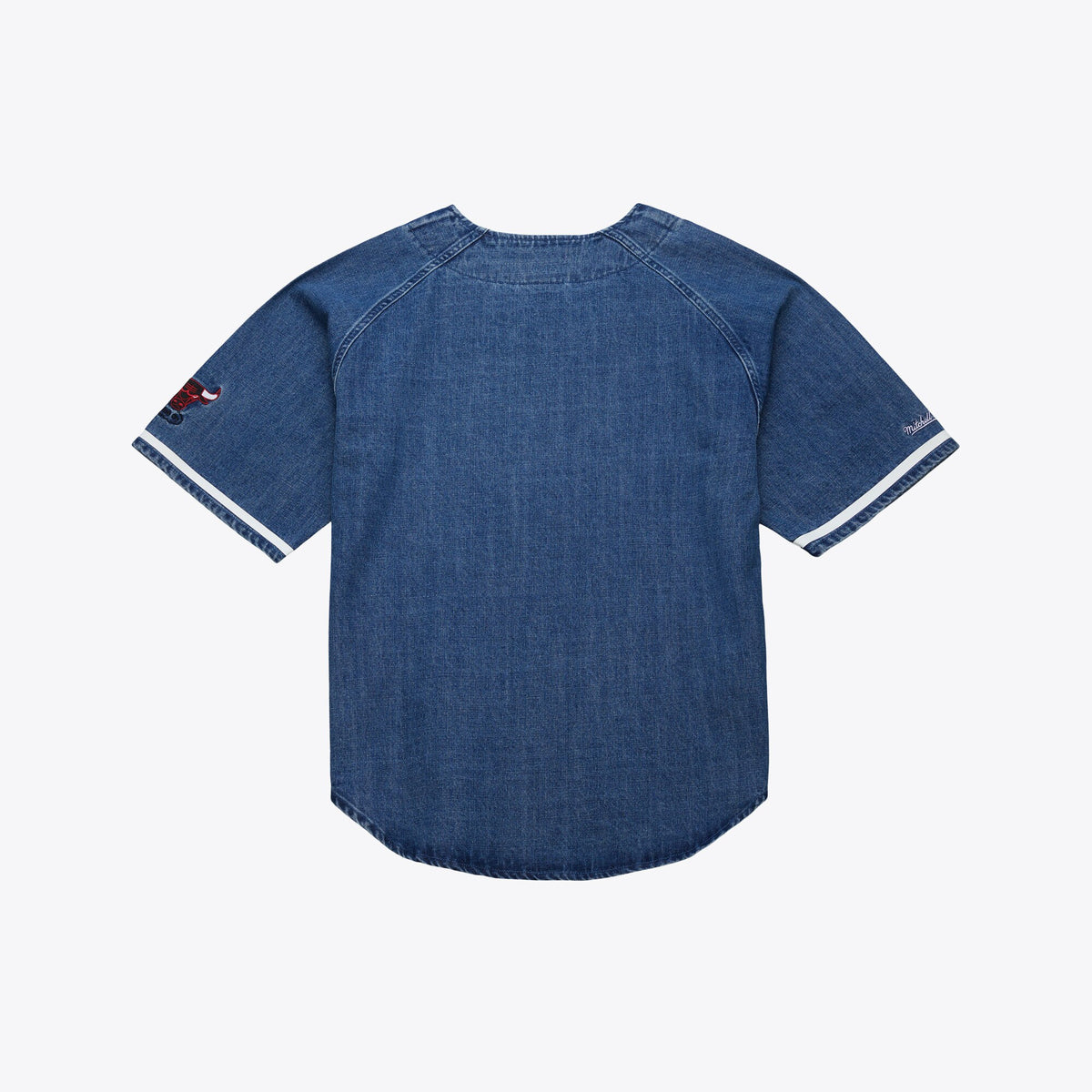 Chicago Bulls Mitchell & Ness Summer Breeze Baseball Jersey - Blue -