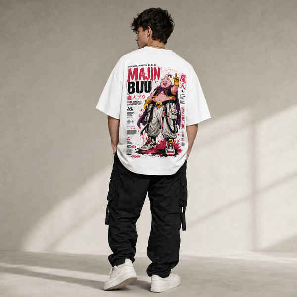 Endless Fun - Majin Buu, Magenta Splatter and a Raised Finger - lifestyle