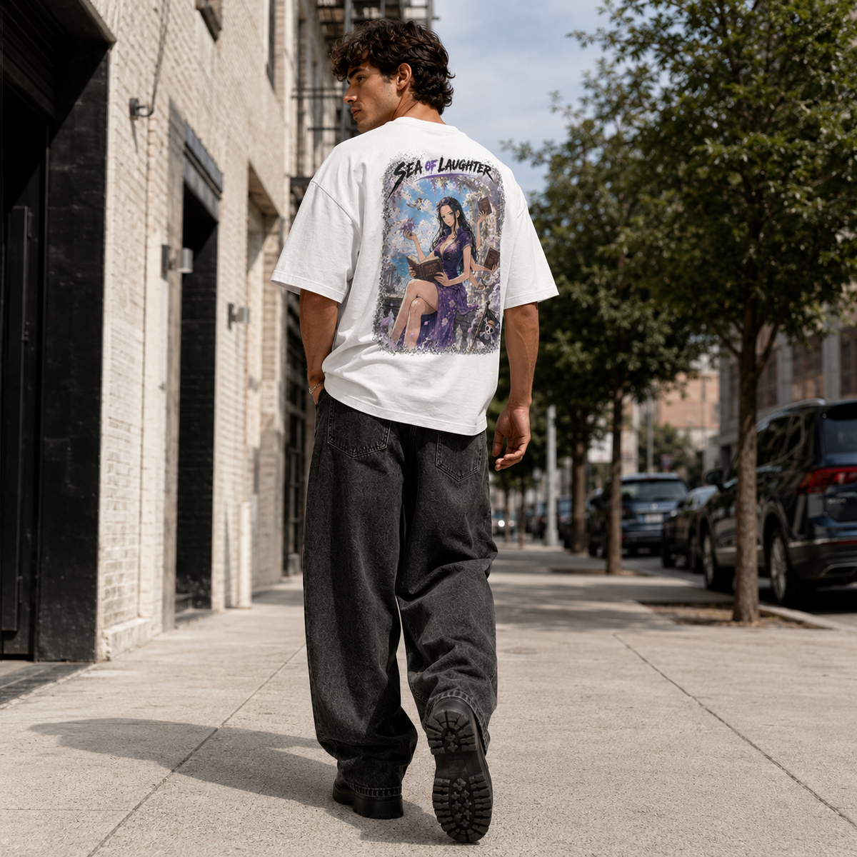Sea of Laughter - Nico Robin Archive Graphic Tee - lifestyle
