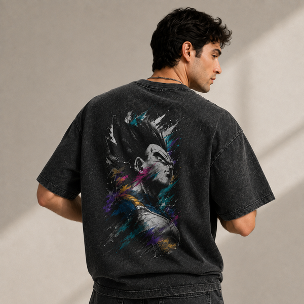 Vegeta - Ink, Splatter and the Weight of a Raised Chin - lifestyle