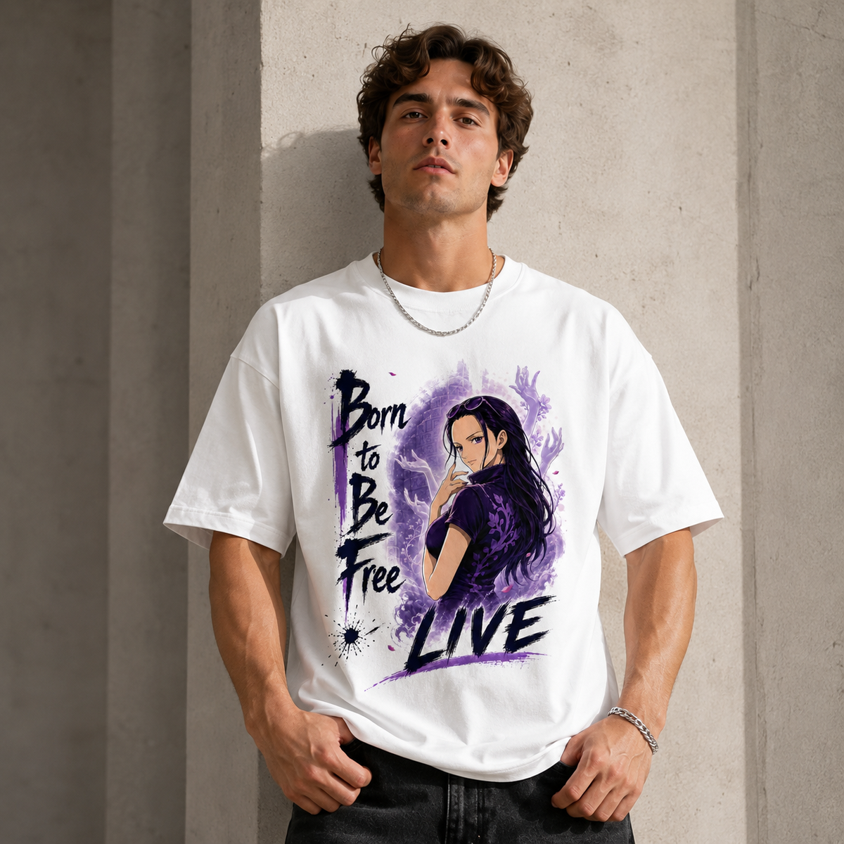 Born to Be Free - Nico Robin in Violet and Ink - lifestyle