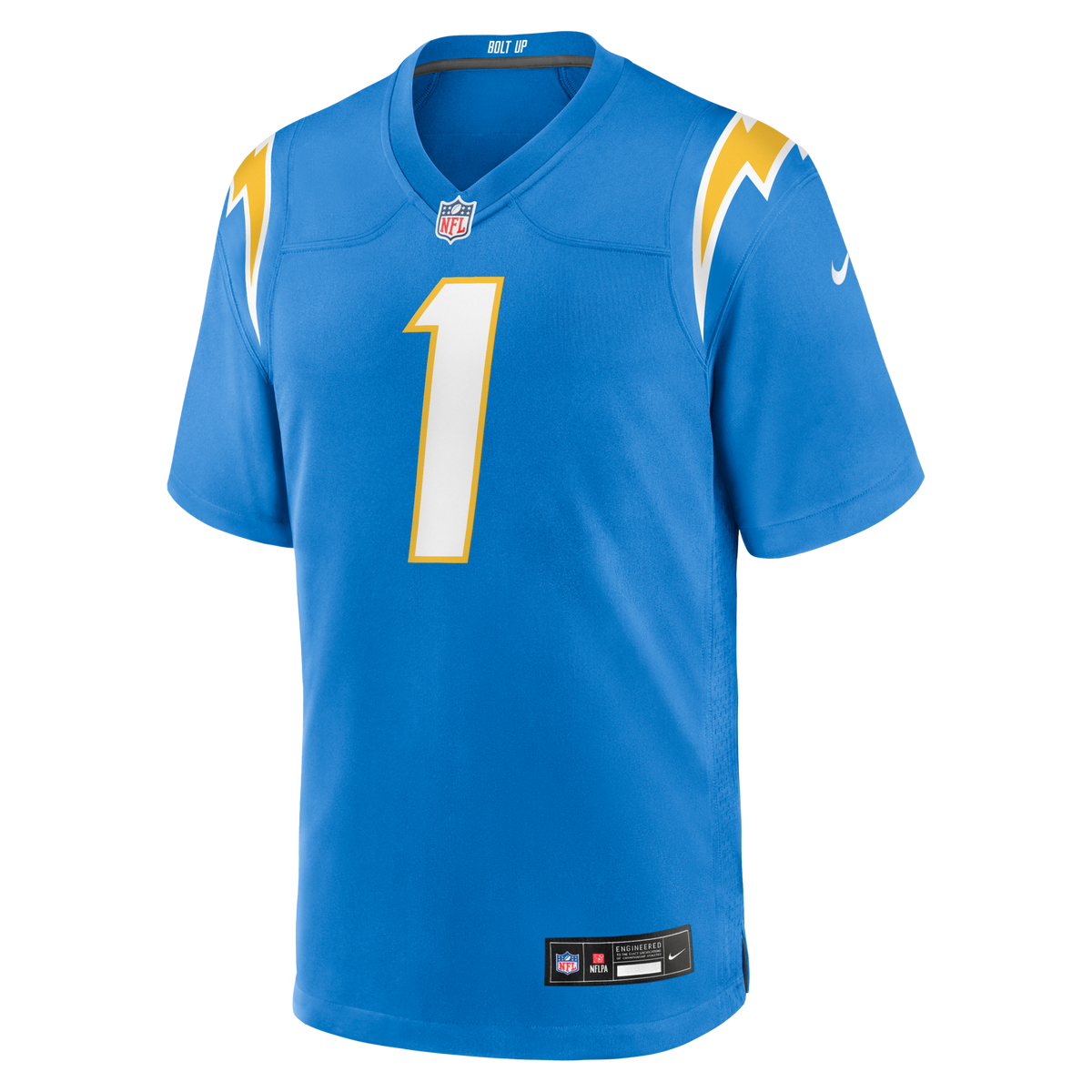 Los Angeles Chargers Quentin Johnston Nike Powder Blue Game Player Jersey
