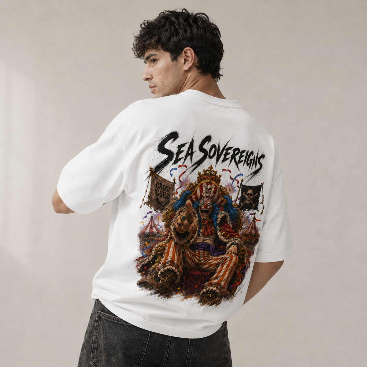 Sea Sovereigns - Buggy Enthroned Graphic Streetwear Tee - lifestyle