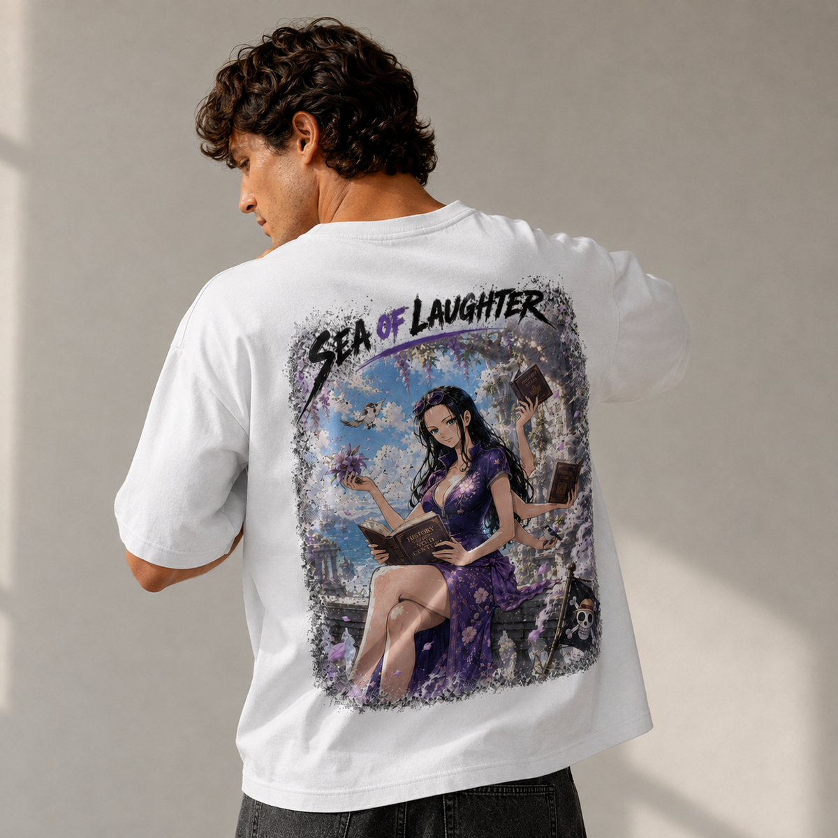 Sea of Laughter - Nico Robin Archive Graphic Tee - lifestyle
