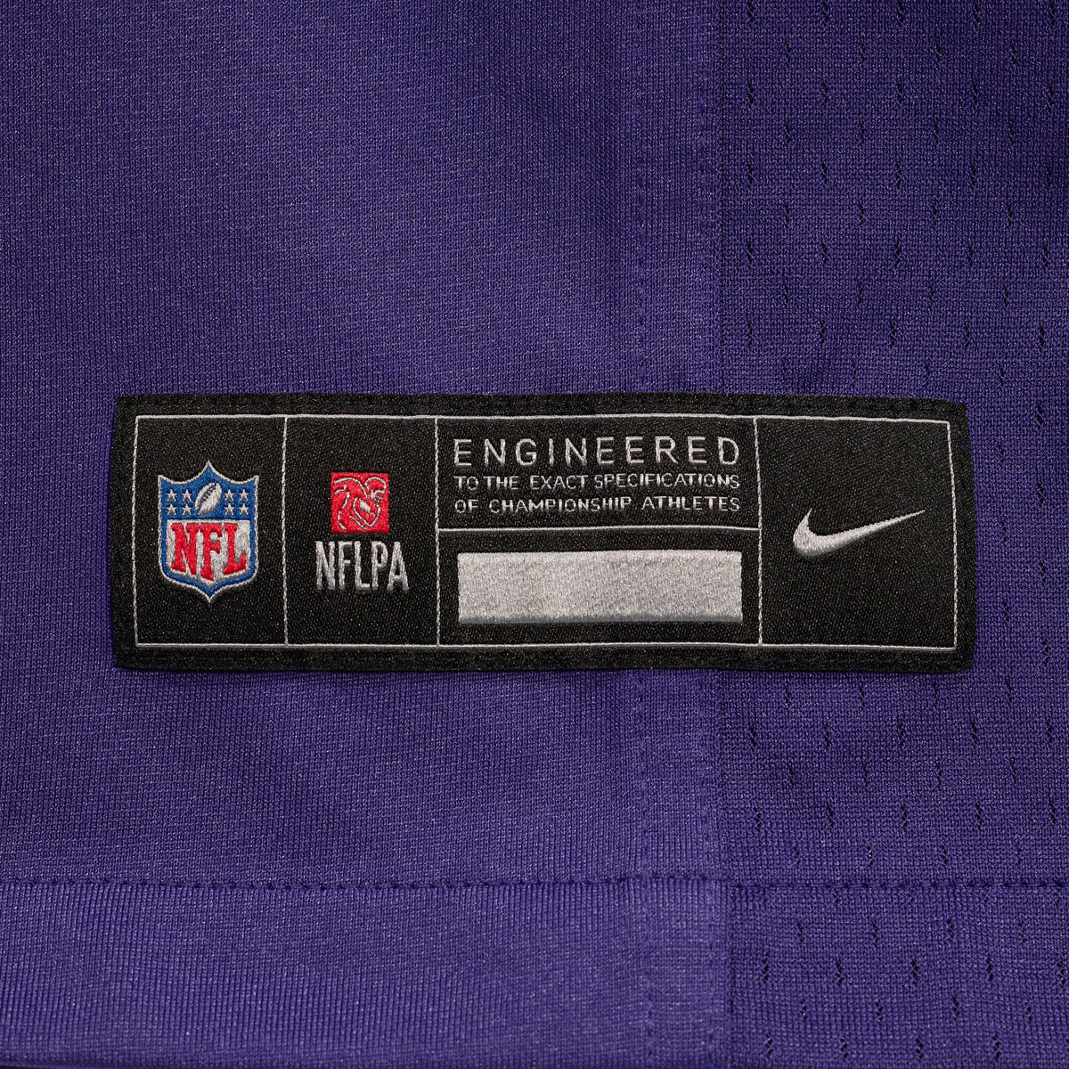 Baltimore Ravens Number 1 Dad Nike Purple Game Jersey