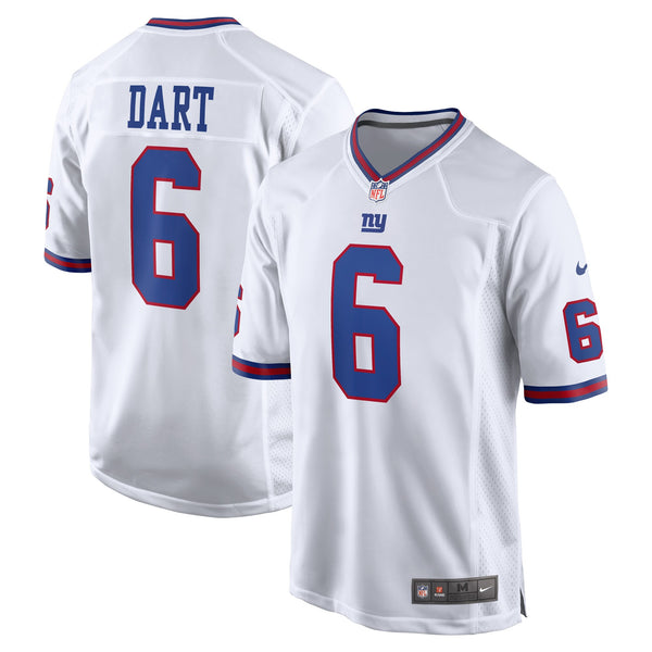 New York Giants Jaxson Dart Nike White Alternate Vintage White Game Jersey