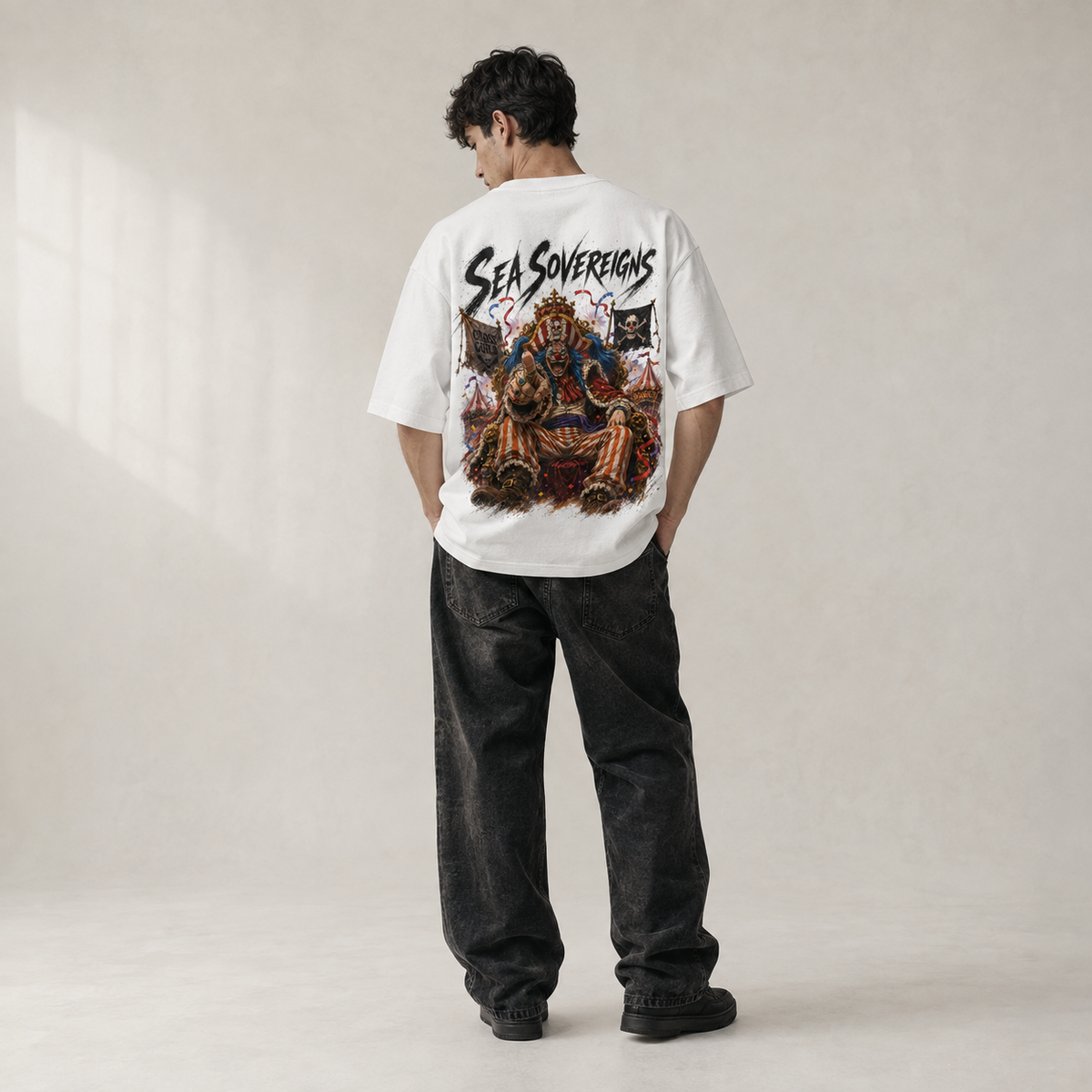 Sea Sovereigns - Buggy Enthroned Graphic Streetwear Tee - lifestyle