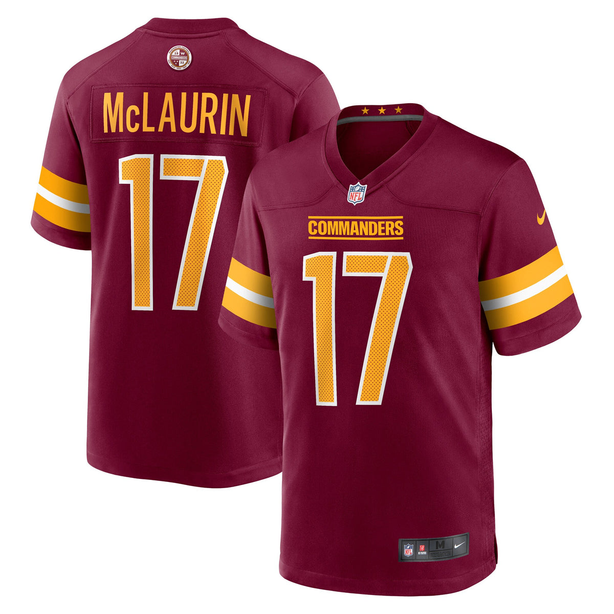Washington Commanders Terry McLaurin Nike Burgundy Player Game Jersey
