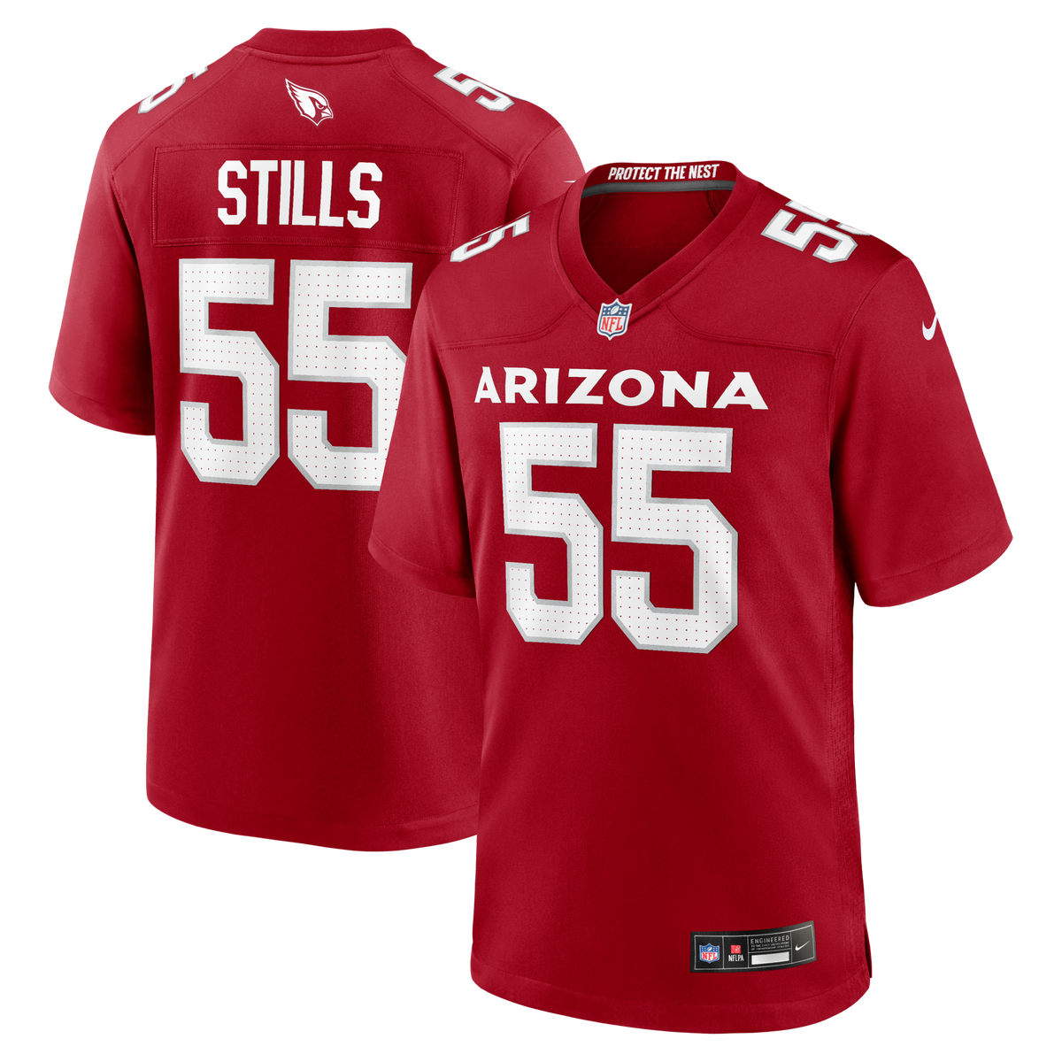 Arizona Cardinals Dante Stills Nike Cardinal Team Game Jersey