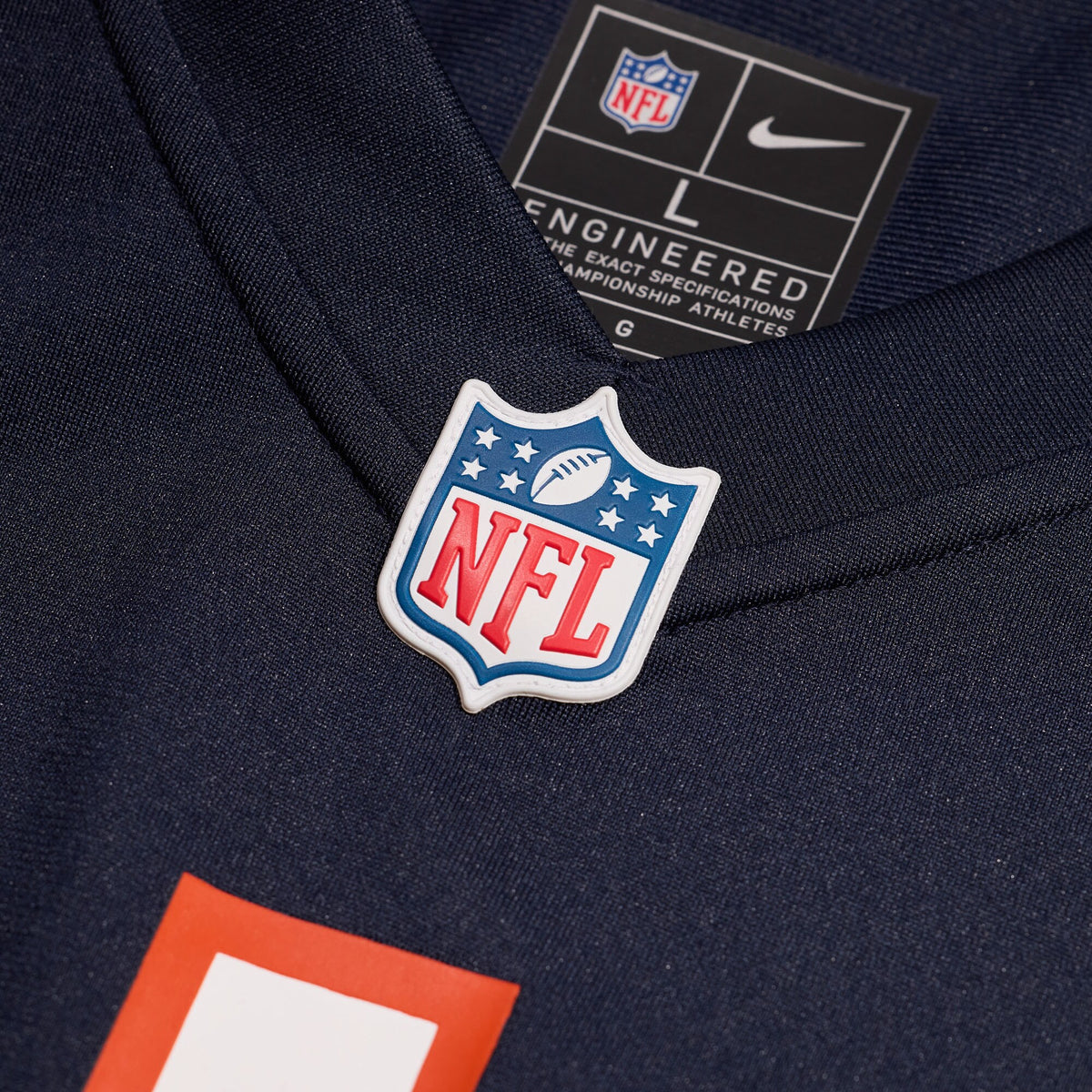 Chicago Bears Number 1 Dad Nike Navy Game Jersey