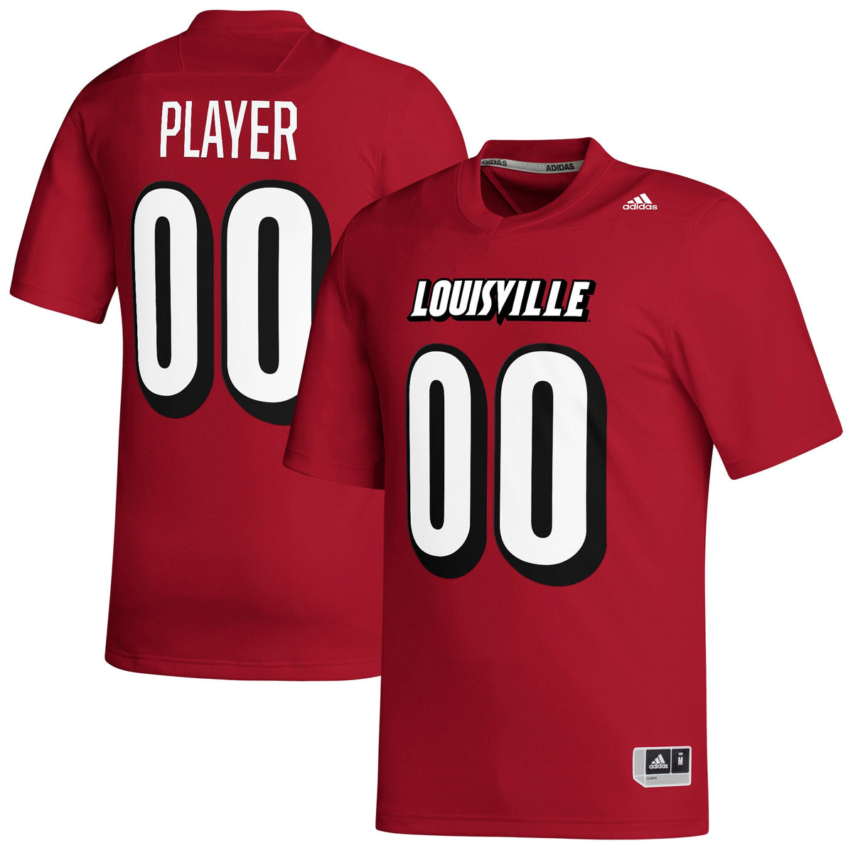 Louisville Cardinals adidas Pick-A-Player NIL Replica Football Jersey - Red