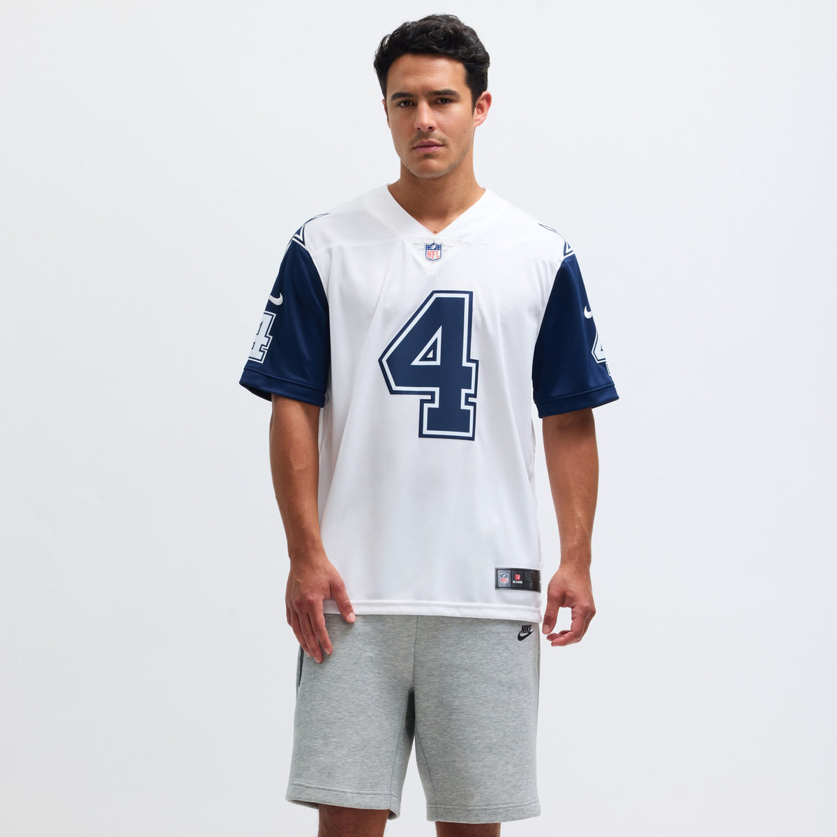 Dallas Cowboys Dak Prescott White Nike Color Rush Vapor Limited Jersey