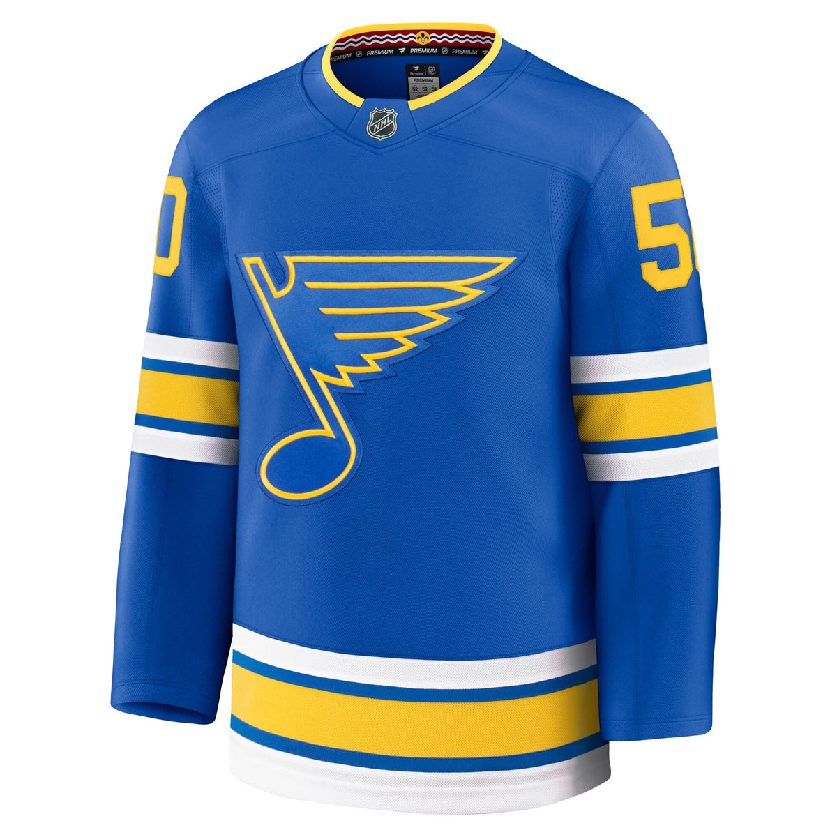 St. Louis Blues Jordan Binnington Fanatics Blue Home Premium Player Jersey
