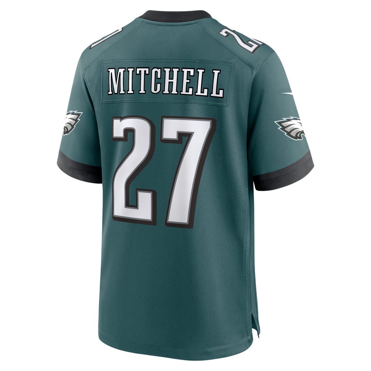 Philadelphia Eagles Quinyon Mitchell Nike Midnight Green Team Game Jersey