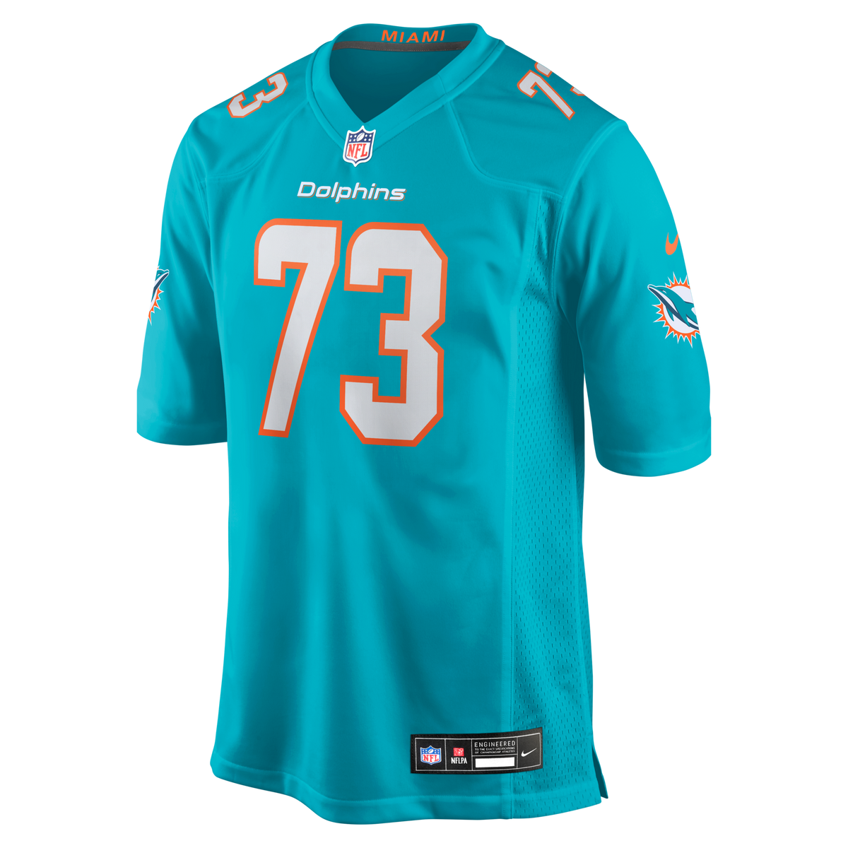 Miami Dolphins Austin Jackson Nike Aqua Game Jersey