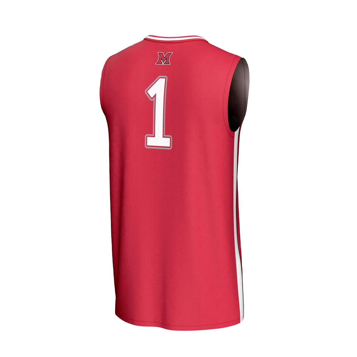 #1 Miami University RedHawks GameDay Greats Lightweight Collegiate Basketball Fashion Jersey - Red