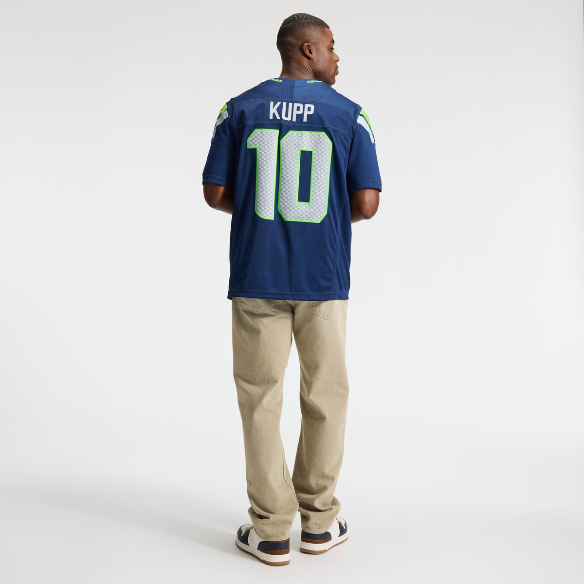 Seattle Seahawks Cooper Kupp Nike College Navy Team Vapor F.U.S.E. Stitched Limited Jersey