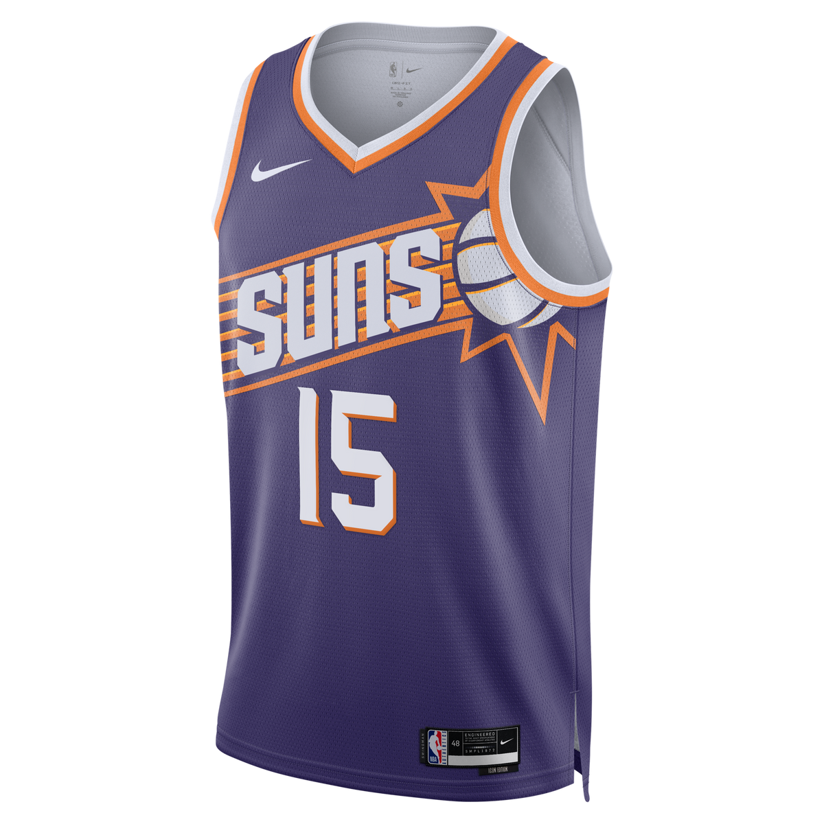 Phoenix Suns Nike Icon Edition Swingman Jersey - Purple - Devin Booker