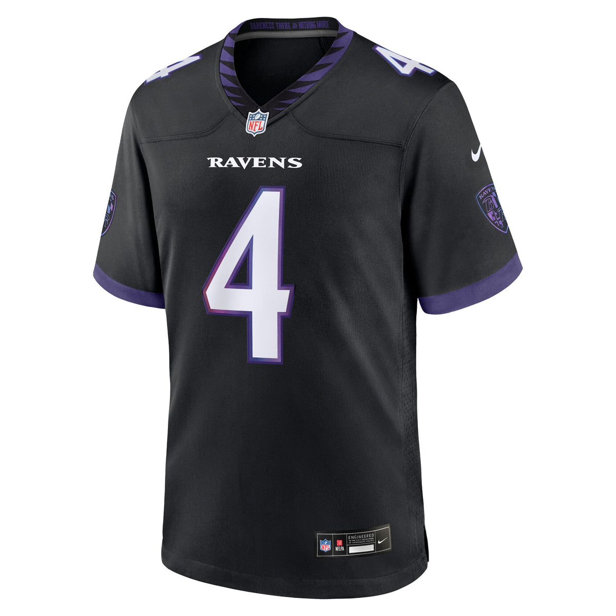 Baltimore Ravens Zay Flowers Nike Black Alternate Game Jersey