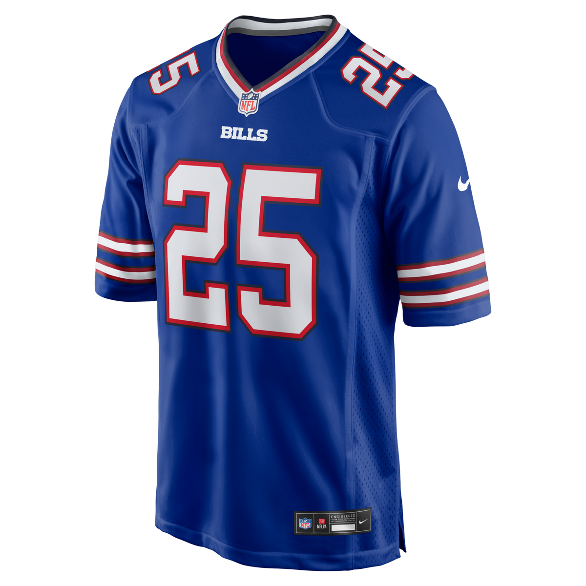 Buffalo Bills Geno Stone Nike Royal Team Game Jersey
