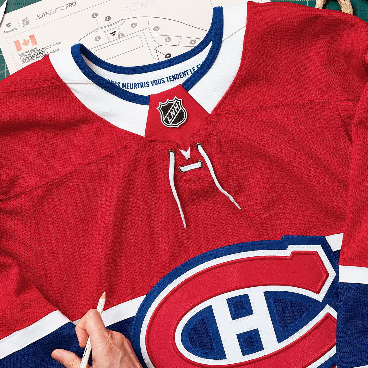 Montreal Canadiens Fanatics Red Home Authentic Pro Custom Jersey