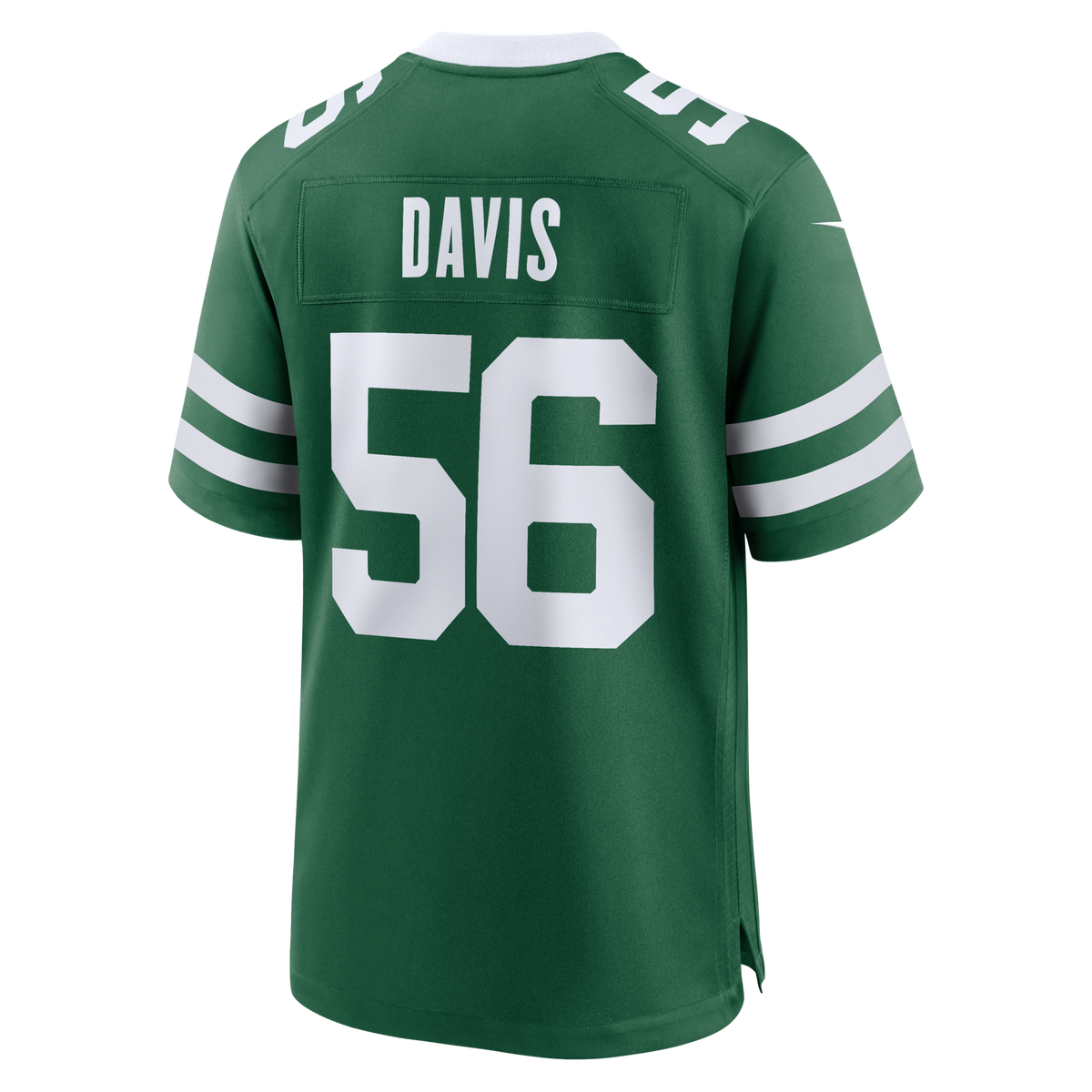 New York Jets Demario Davis Nike Legacy Green Team Game Jersey