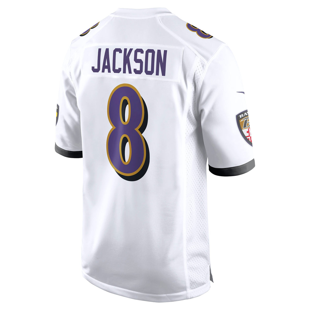 Baltimore Ravens Lamar Jackson Nike White Game Jersey