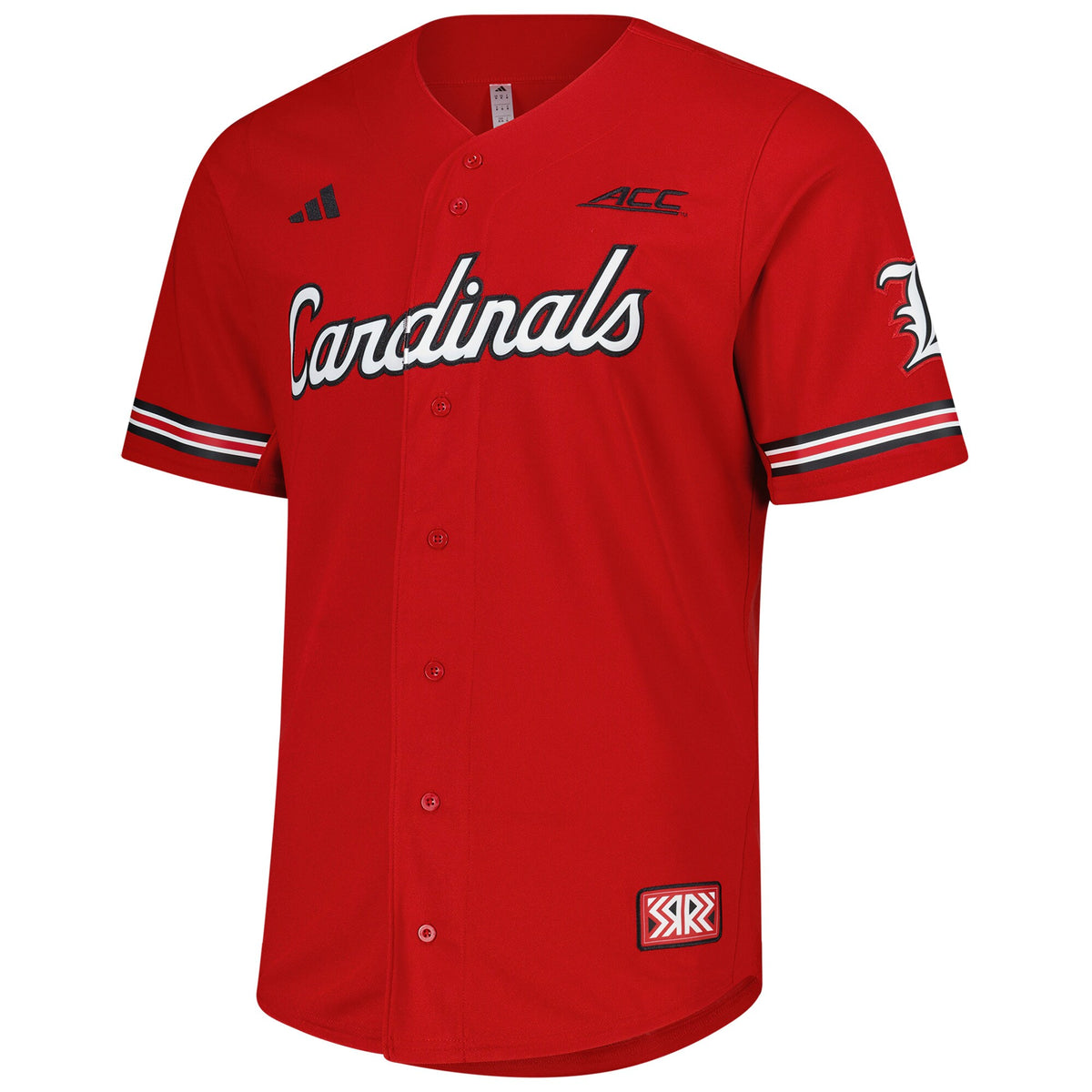Louisville Cardinals adidas Reversible Retro Full-Button Baseball Jersey - Red
