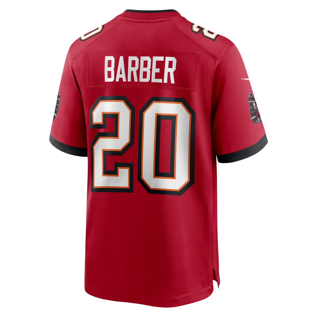 Tampa Bay Buccaneers Ronde Barber Nike Red Game Retired Player Jersey