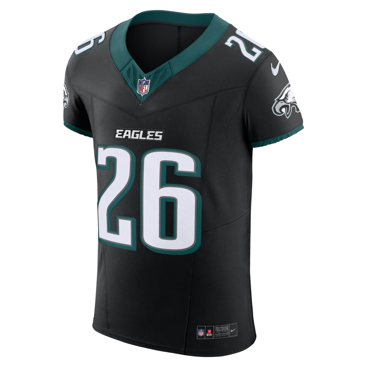 Philadelphia Eagles Saquon Barkley Nike Black Alternate Vapor F.U.S.E. Elite Jersey