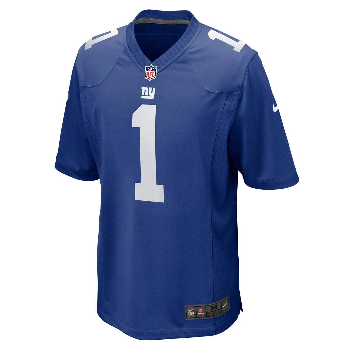 New York Giants Number 1 Dad Nike Royal Game Jersey