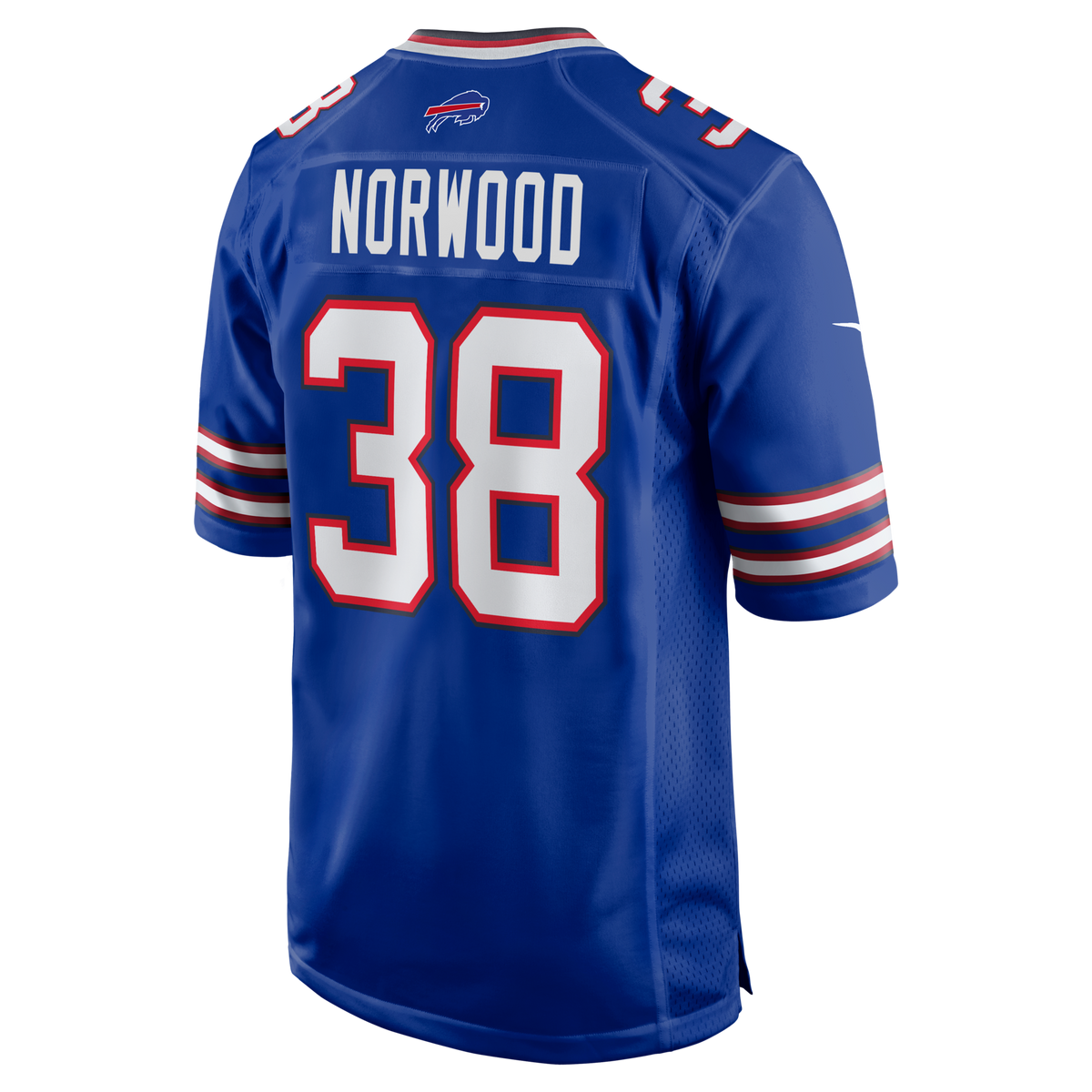 Buffalo Bills Tre Norwood Nike Royal Team Game Jersey