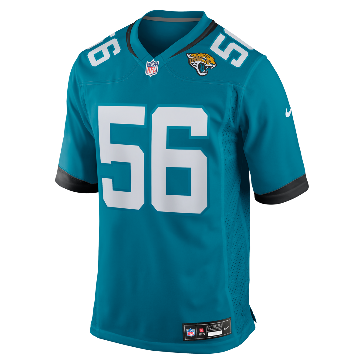 Jacksonville Jaguars Yasir Abdullah Nike Teal Team Game Jersey