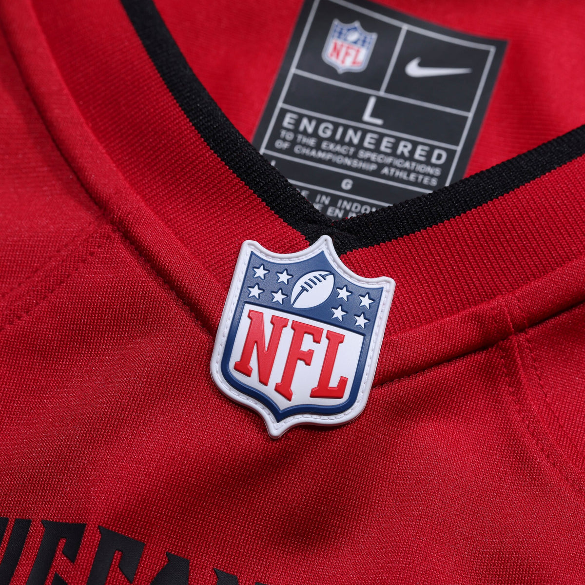 Tampa Bay Buccaneers Rueben Bain Jr. Nike Red 2026 NFL Draft First Round Pick No. 15 Team Game Jersey