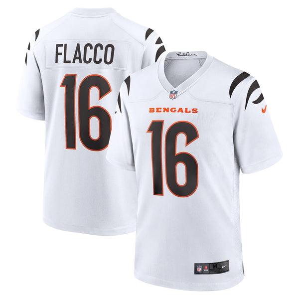 Cincinnati Bengals Joe Flacco Nike White Game Jersey