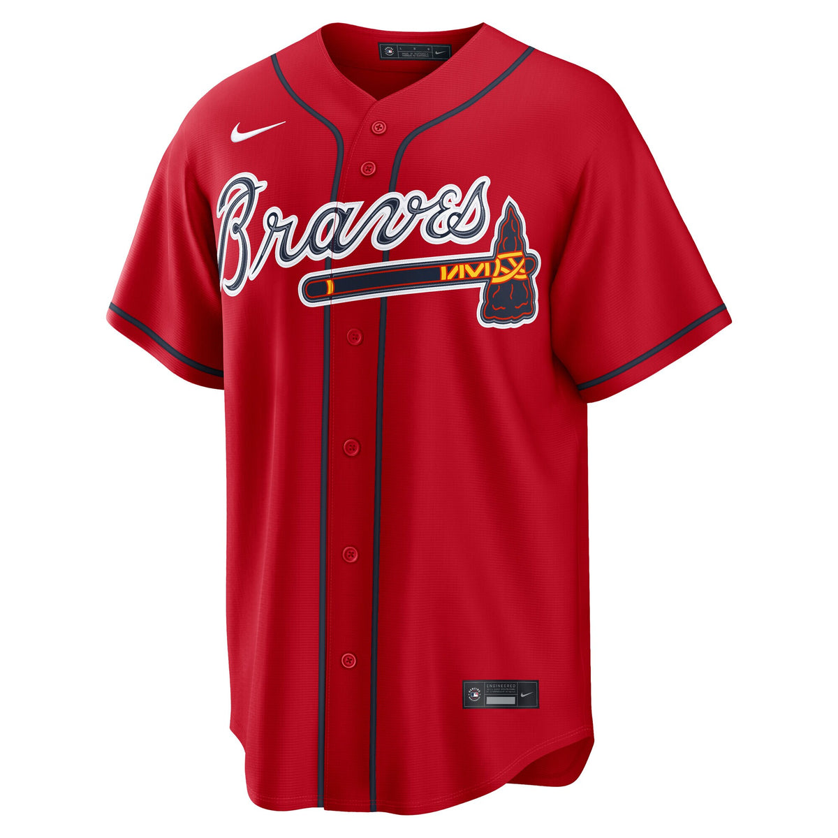 Atlanta Braves Austin Riley Nike Red Alternate 2 Replica Jersey