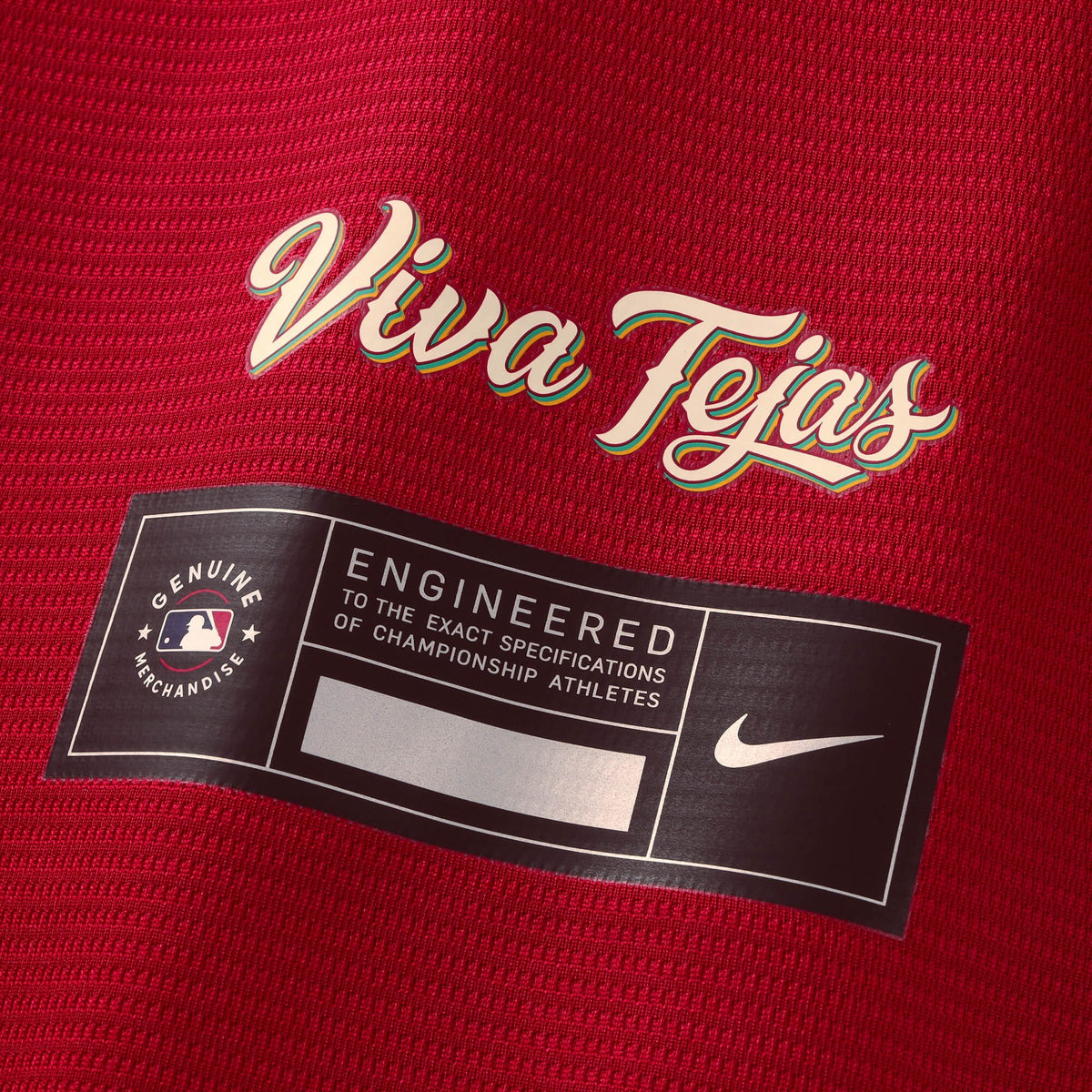 Texas Rangers Jacob deGrom Nike Red 2026 City Connect Stadium Jersey