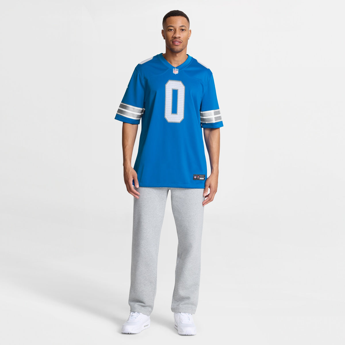 Detroit Lions Jahmyr Gibbs Nike Blue Game Player Jersey