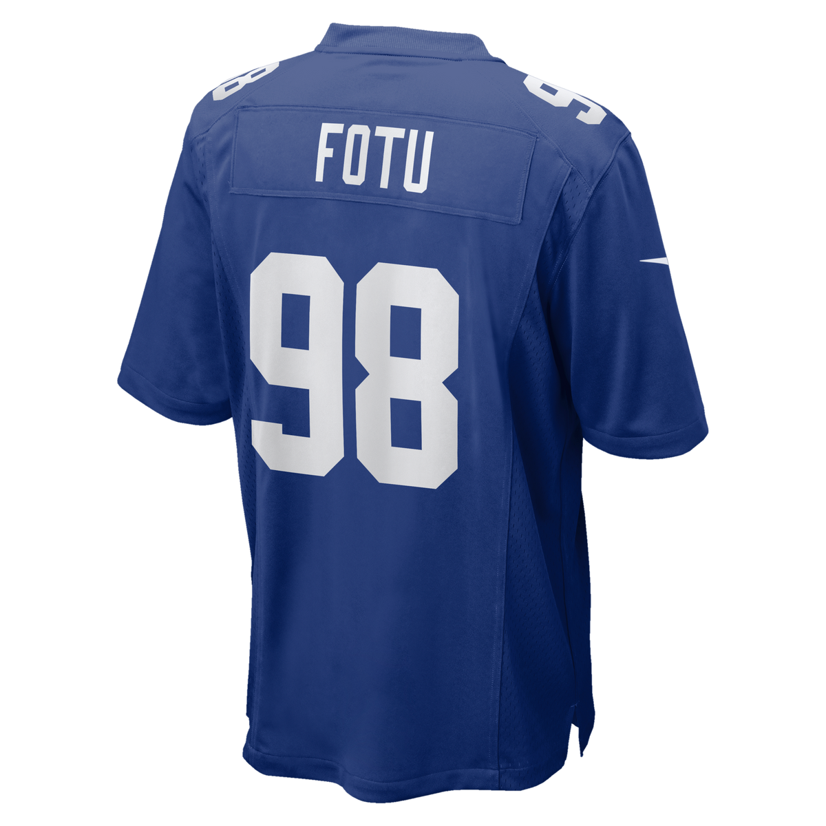 New York Giants Leki Fotu Nike Royal Team Game Jersey