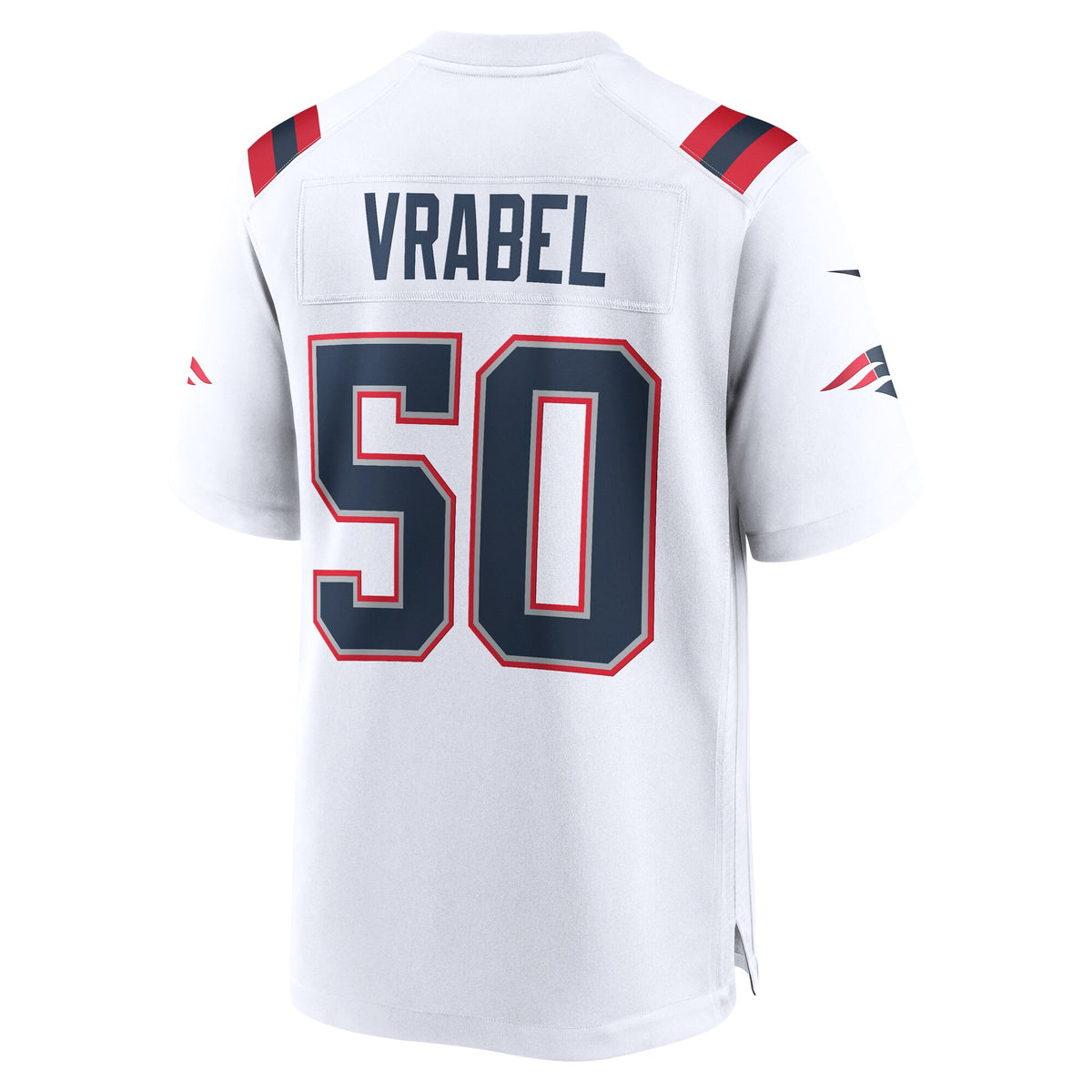 New England Patriots Mike Vrabel Nike White Retired Player Game Jersey