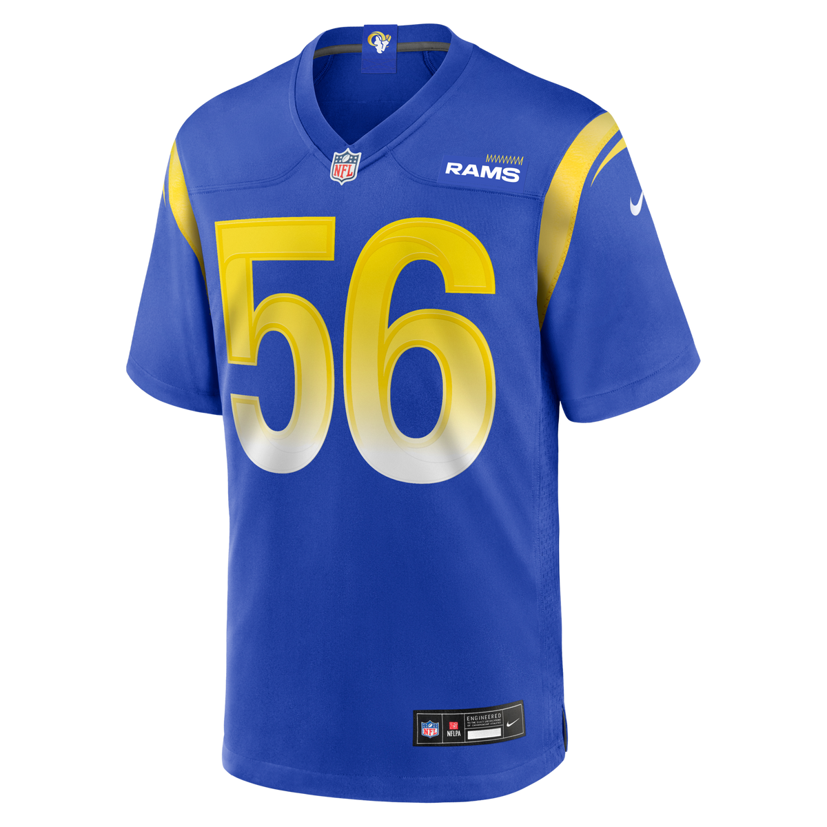 Los Angeles Rams London Fletcher Nike Royal Game Retired Player Jersey