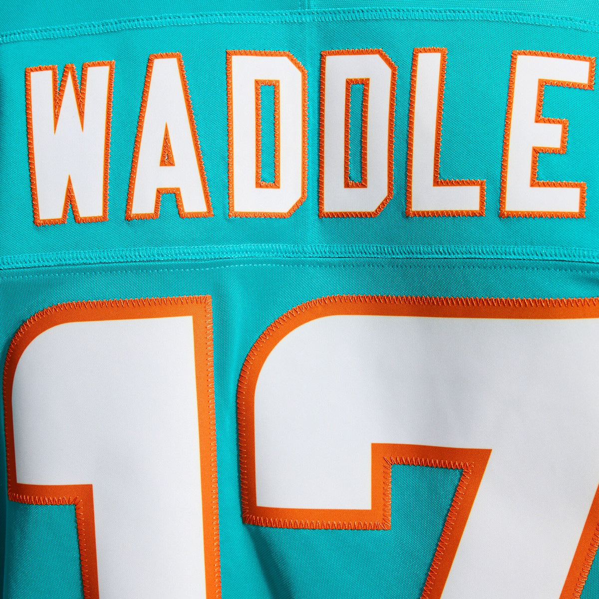 Miami Dolphins Jaylen Waddle Nike Aqua Team Vapor F.U.S.E. Stitched Limited Jersey