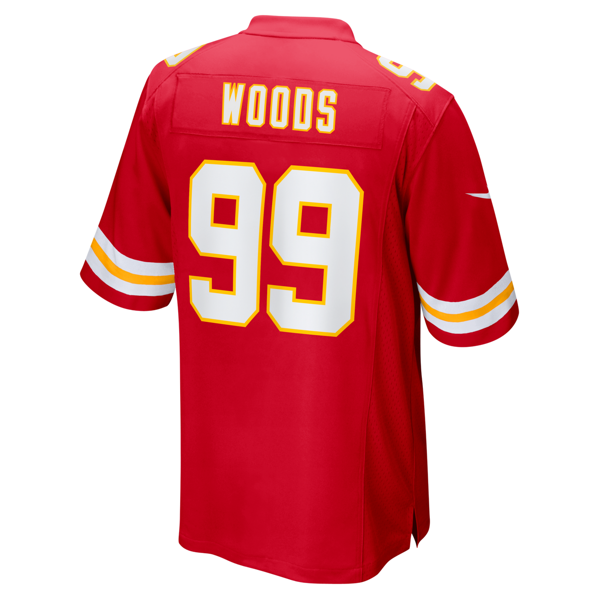 Kansas City Chiefs Peter Woods Nike Red 2026 NFL Draft First Round Pick No. 29 Team Game Jersey
