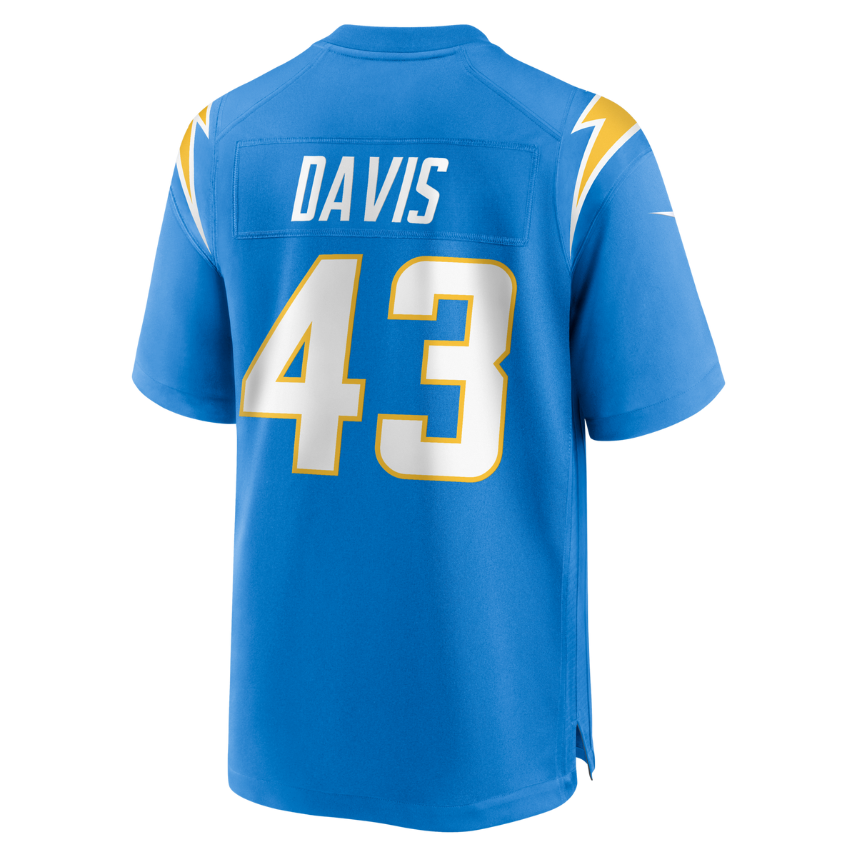 Los Angeles Chargers Michael Davis Nike Powder Blue Game Jersey
